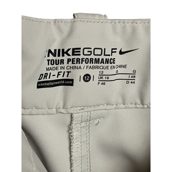 Nike‎ Golf Tour Performance Dri Fit Light Brown Capri Pants Women's Size 12 - Picture 10 of 12